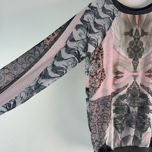 Vintage Clover Canyon USA Shear Blouse w/Long Sleeve Women’s - Picture 5 of 11